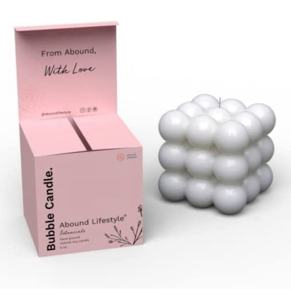 abound lifestyle bubble candle-French vanilla
